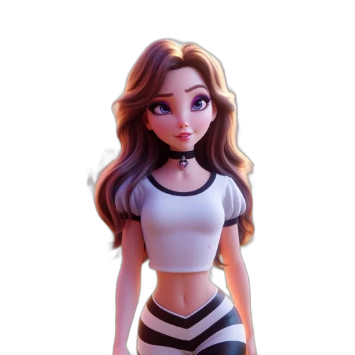 dress, robot, 3d render, concept art transparent PNG cut-out
