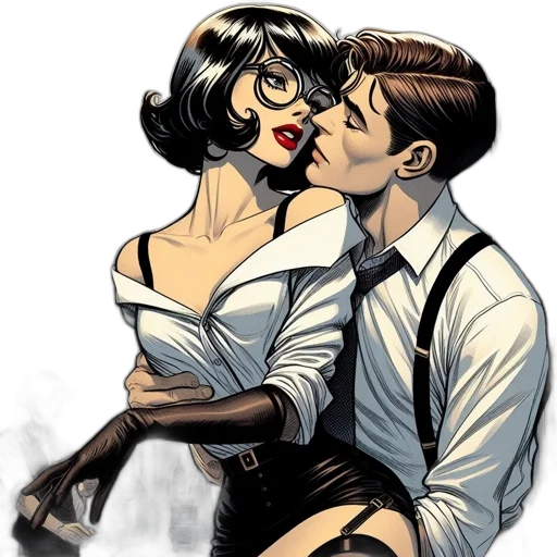 comic book art, cartoon, concept art, photorealistic transparent PNG cut-out