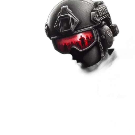 mask, robot, face, weapon transparent PNG cut-out
