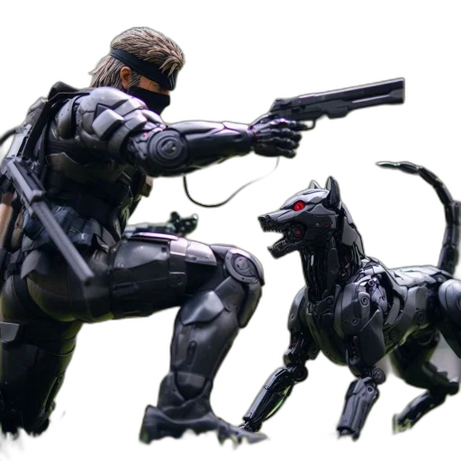weapon, concept art, 3d render, two transparent PNG cut-out