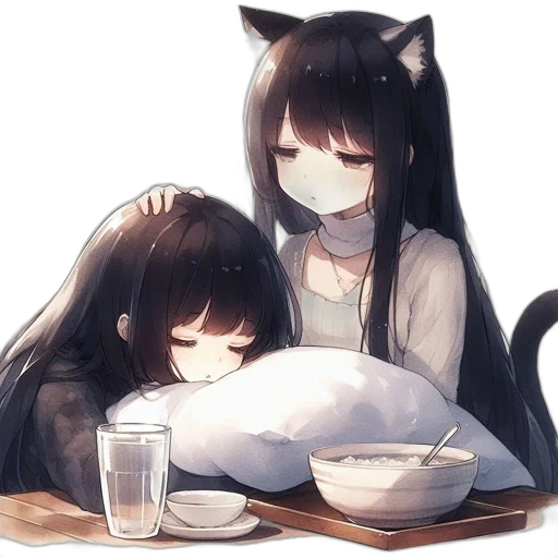 mask, food, anime, watercolor transparent PNG cut-out