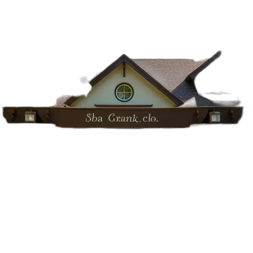 staff, building, 3d render, groves transparent PNG cut-out