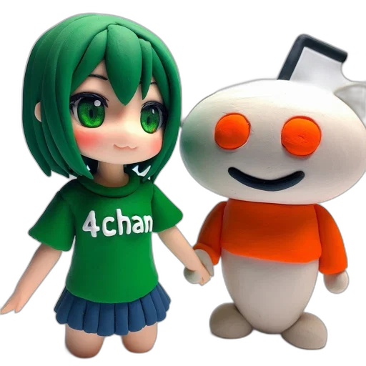 robot, staff, 3d render, pixel art transparent PNG cut-out