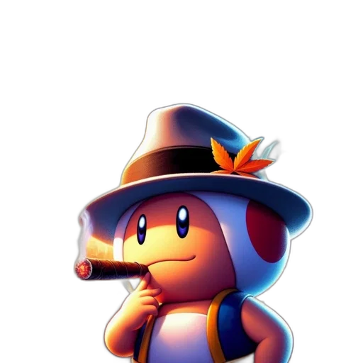 hat, staff, animal, weapon transparent PNG cut-out