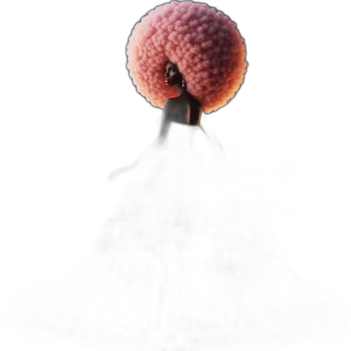 hair, umbrella, flower, hat transparent PNG cut-out