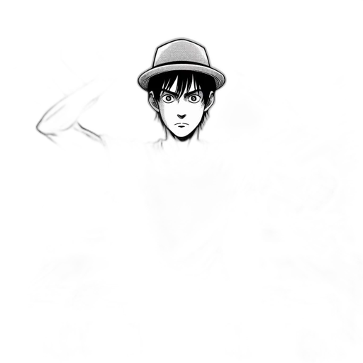 hat, face, robot, staff transparent PNG cut-out