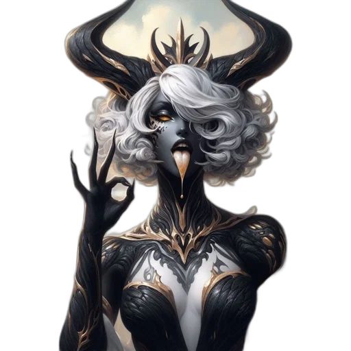 mask, crown, creature, dress transparent PNG cut-out