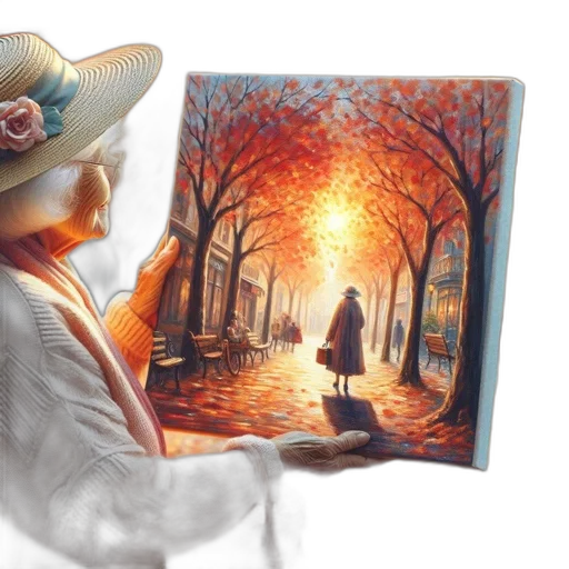 hat, oil painting, photorealistic, fantasy art transparent PNG cut-out