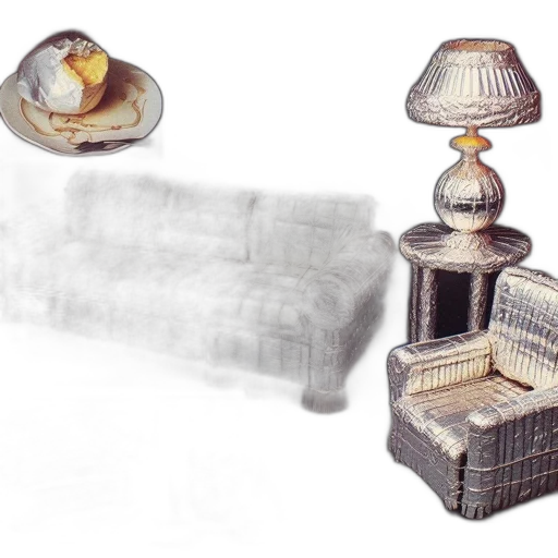 furniture, jewelry, crown, 3d render transparent PNG cut-out