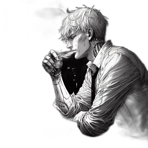 jacket, photorealistic, pencil sketch, concept art transparent PNG cut-out
