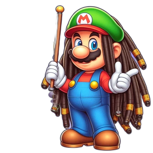 weapon, staff, animal, hat transparent PNG cut-out