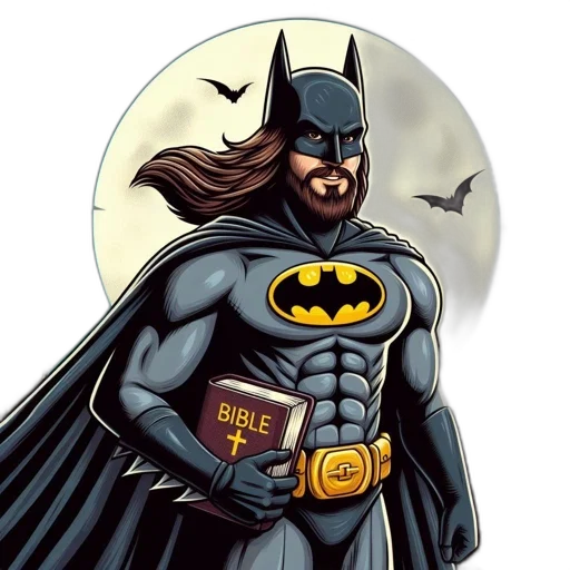 comic book art, cartoon, concept art, superhero transparent PNG cut-out