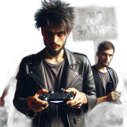 jacket, weapon, concept art, photorealistic transparent PNG cut-out