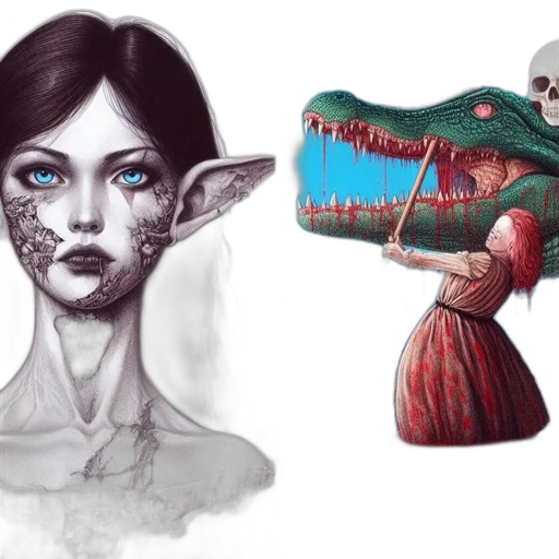 mask, dragon, concept art, fantasy art transparent PNG cut-out