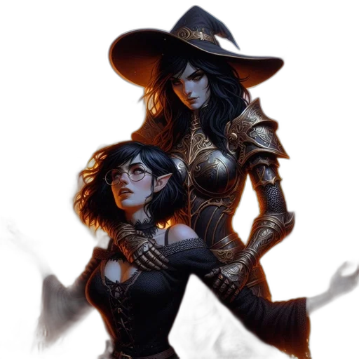 fantasy art, concept art, comic book art, pixel art transparent PNG cut-out