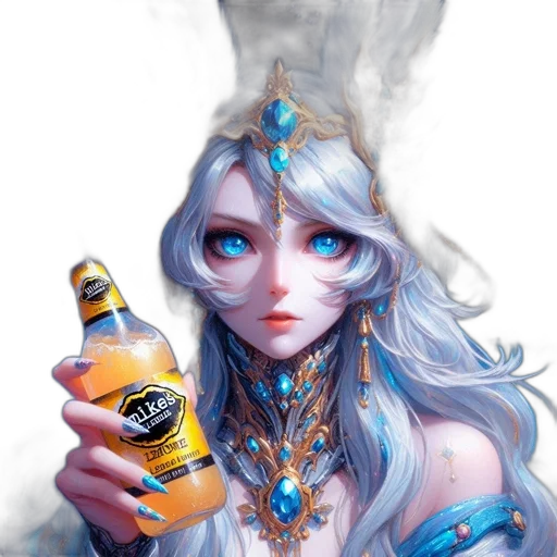 crown, dragon, bottle, robot transparent PNG cut-out