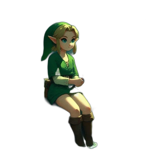 staff, dress, creature, face transparent PNG cut-out