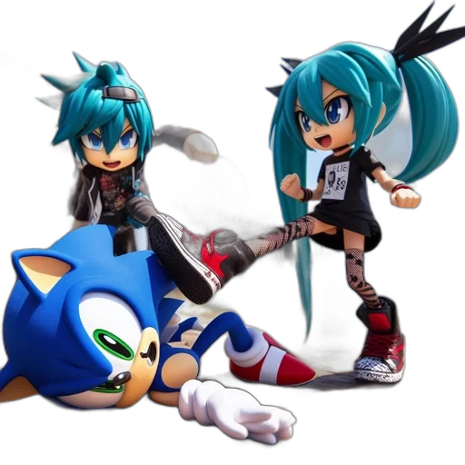 concept art, 3d render, anime, pixel art transparent PNG cut-out