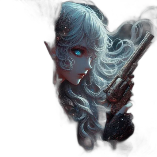 weapon, staff, face, dragon transparent PNG cut-out