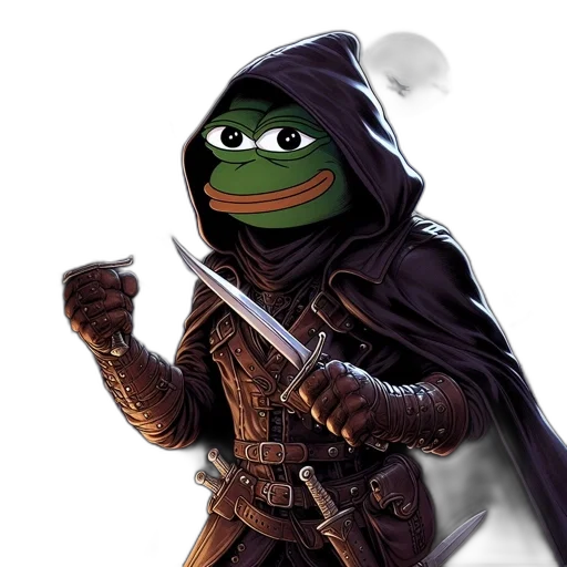 weapon, dragon, frog-rogue, knives transparent PNG cut-out