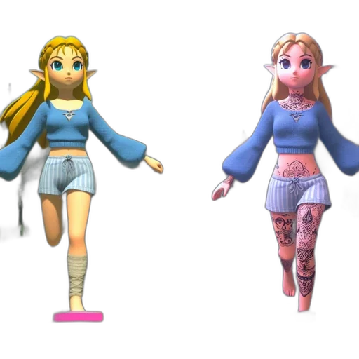 3d render, concept art, pixel art, fantasy art transparent PNG cut-out
