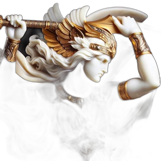dragon, staff, sword, weapon transparent PNG cut-out
