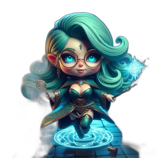 staff, fantasy art, concept art, pixel art transparent PNG cut-out