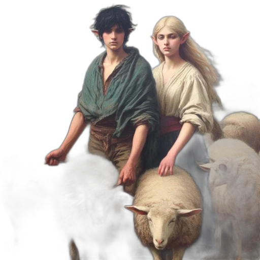 oil painting, fantasy art, photorealistic, concept art transparent PNG cut-out