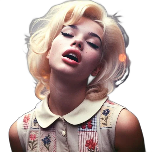 face, hair, dress, jacket transparent PNG cut-out