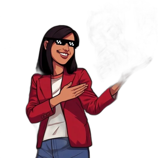 staff, jacket, cartoon, concept art transparent PNG cut-out