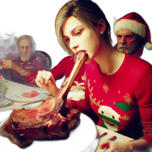 food, photorealistic, concept art, oil painting transparent PNG cut-out