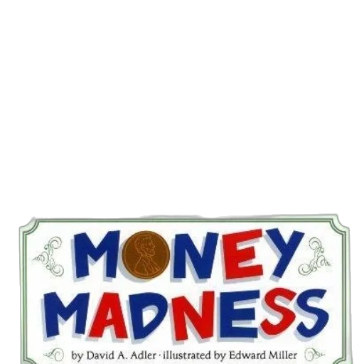 money, madness, book, cover transparent PNG cut-out