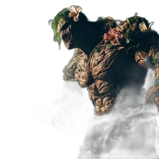 dragon, tree, mask, crown transparent PNG cut-out