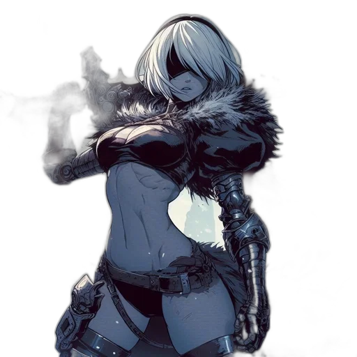 weapon, sword, mask, jacket transparent PNG cut-out