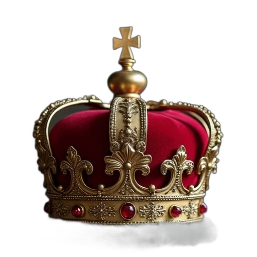 crown, jewelry, hat, furniture transparent PNG cut-out
