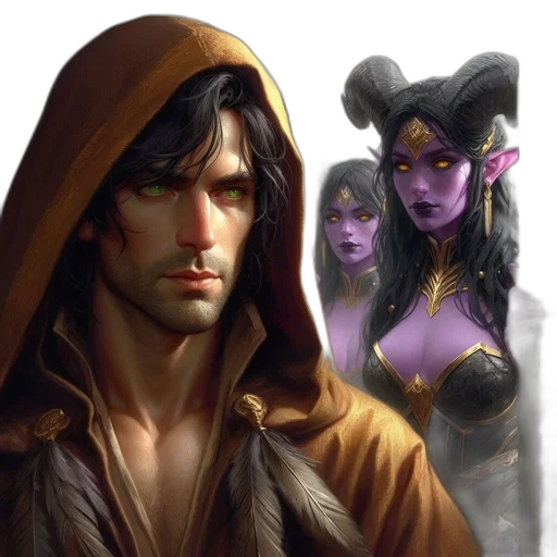 fantasy art, concept art, comic book art, photorealistic transparent PNG cut-out