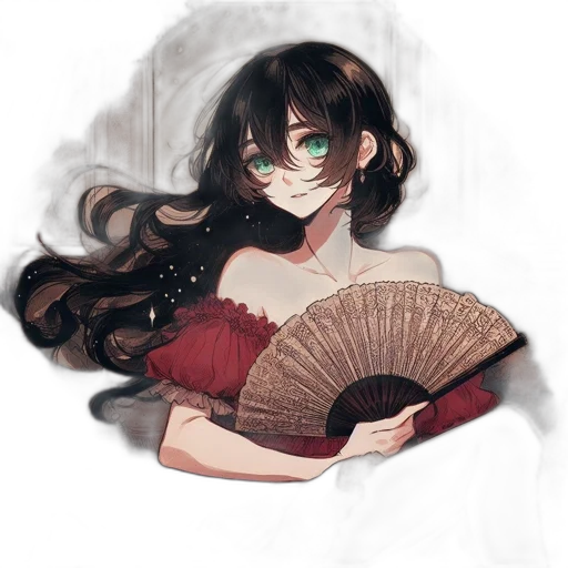 mask, dress, umbrella, staff transparent PNG cut-out