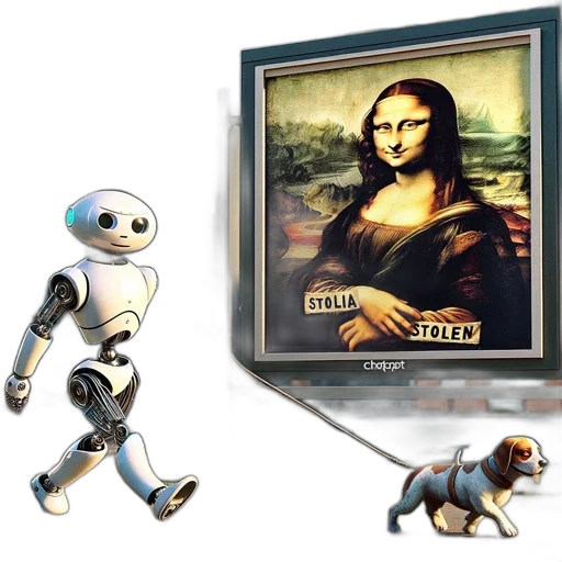 robot, concept art, 3d render, pixel art transparent PNG cut-out