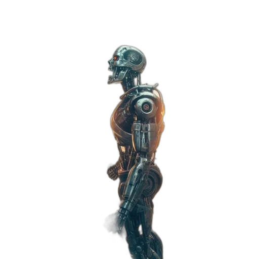 robot, staff, jewelry, creature transparent PNG cut-out