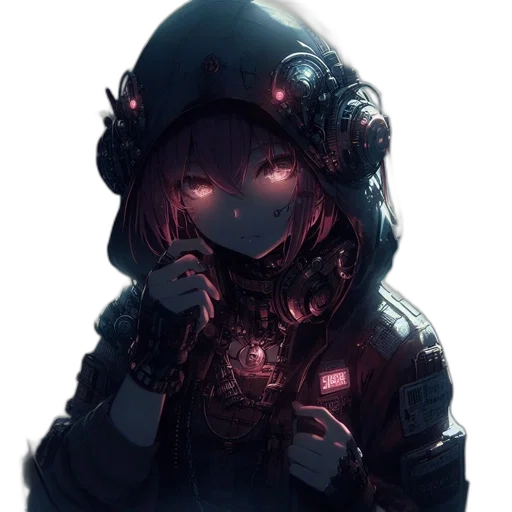 jacket, mask, face, robot transparent PNG cut-out