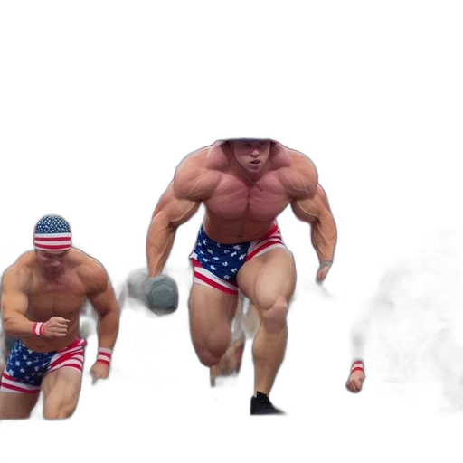 concept art, 3d render, three, muscular transparent PNG cut-out