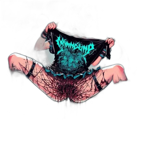 umbrella, jacket, concept art, cyberpunk transparent PNG cut-out