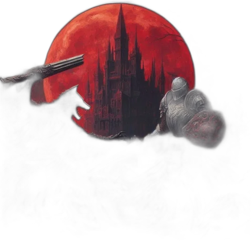 dragon, sword, staff, mask transparent PNG cut-out