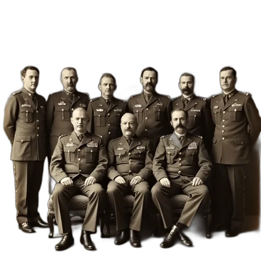 staff, crown, face, jacket transparent PNG cut-out