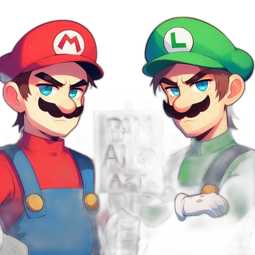 mask, concept art, pixel art, watercolor transparent PNG cut-out