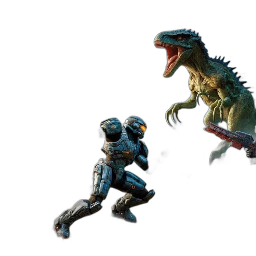dragon, creature, robot, concept art transparent PNG cut-out