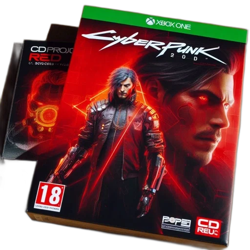 concept art, box, art, cyberpunk transparent PNG cut-out