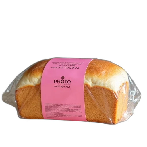 food, loaf, bread, wrapped transparent PNG cut-out