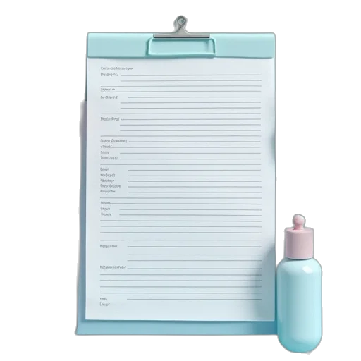 pastel, procedure, document, shows transparent PNG cut-out