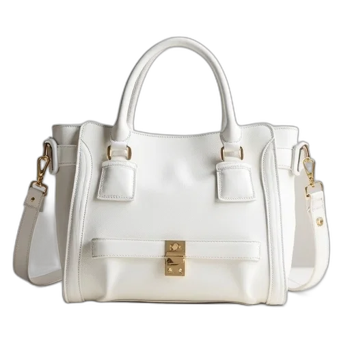 chloe, bag, white transparent PNG cut-out